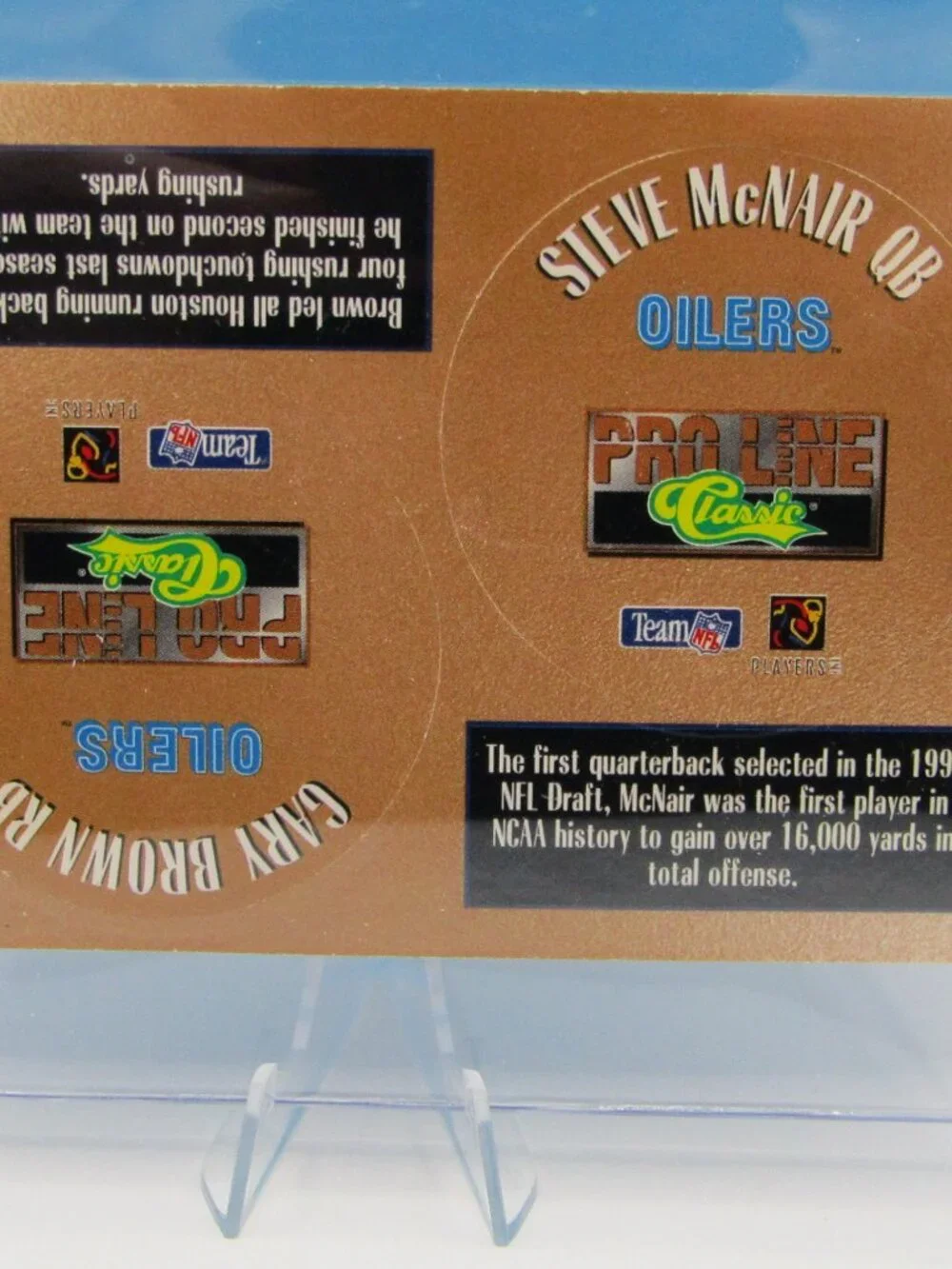 1995 Caps Football Cards | Eight Card Lot | Dilfer | Carter | Esiason | Moon